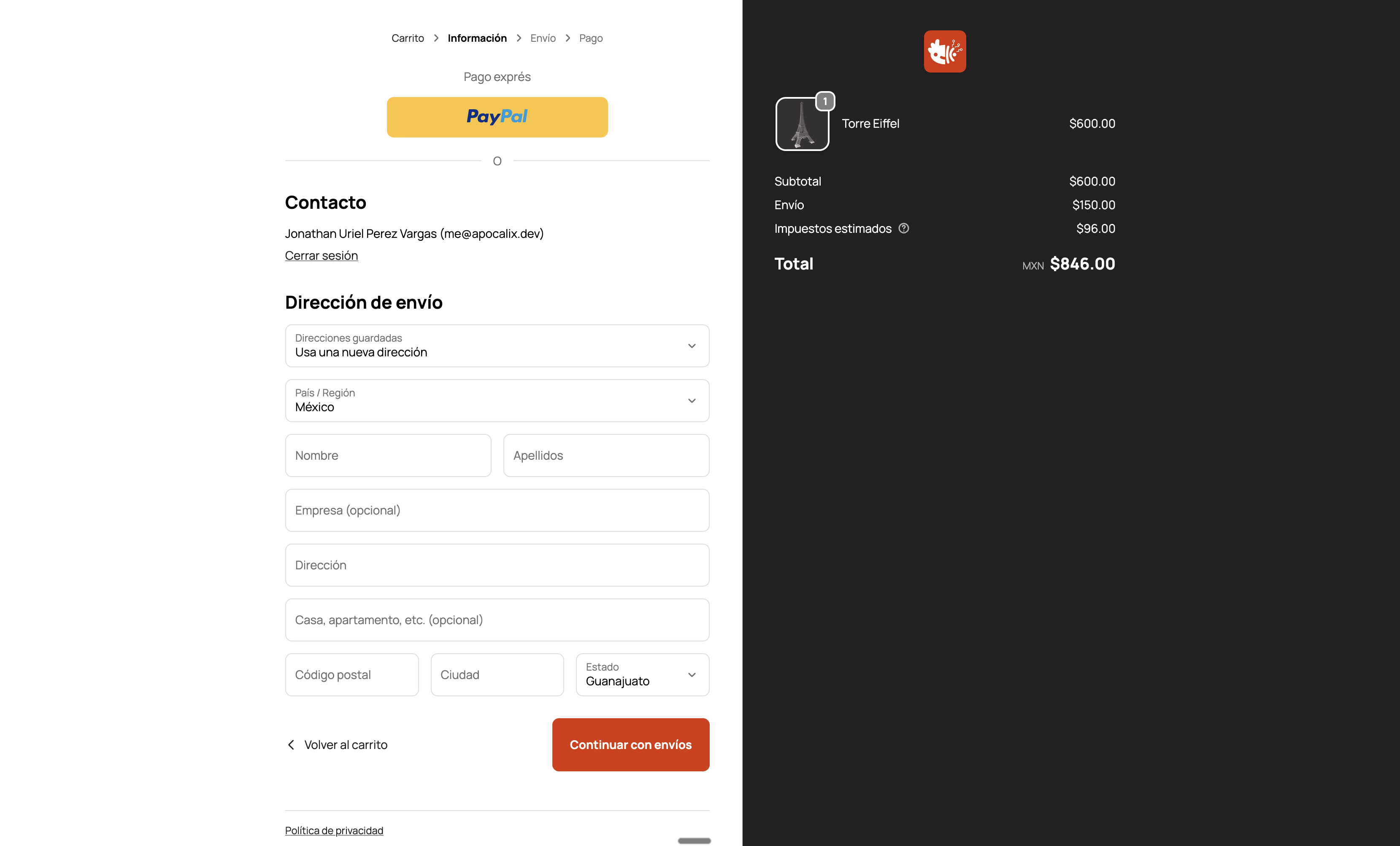 Operación integrada: inventario, cotizaciones y pedidos